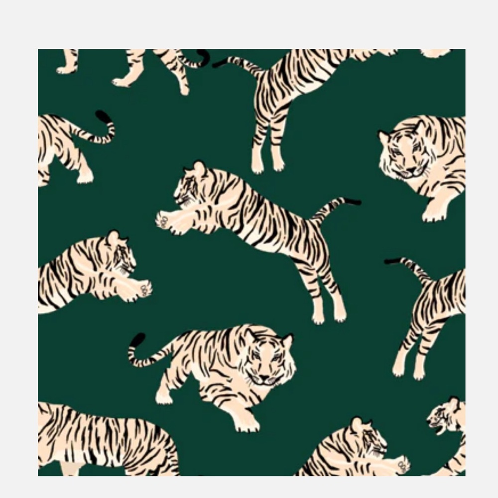 Averie | ZOLA
TWO-PIECE SET |Tiger Print Pajama Set - Picture 4 of 9